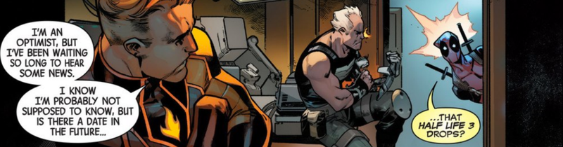 Illustration for article titled Deadpool Asks the Important Questions
